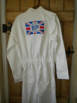 £40 • Buy Goodwood Overalls Bp Reproduction Retro Embroidered Cotton- L, Xxxl