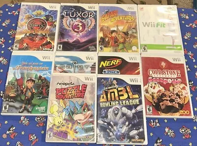 Lot Of 10 NES Nintendo Wii Games Complete CIB Manuals All Tested Neopets Puzzle • $59.99