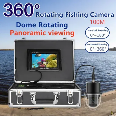 100M Underwater Fishing Camera 7 Inch IP68 Waterproof 360 Degree Rotating Camera • $489.99