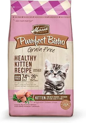 Merrick Purrfect Bistro Grain Free Cat Food Dry Cat Food Healthy Kitten Food R • $71.89
