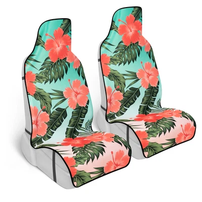 $29.90 • Buy Vintage Style Car Seat Covers, Retro Flower Power Print, Universal Size