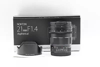 Voigtlander Nokton 21mm F1.4 Aspherical Lens VM Sony E Mount #140 • $763.04