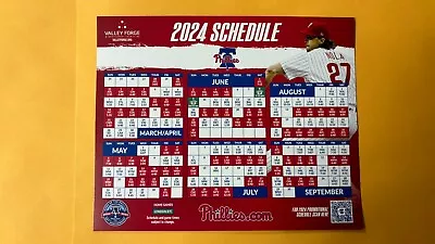 Phillies SGA 2024 Schedule Magnet • $6