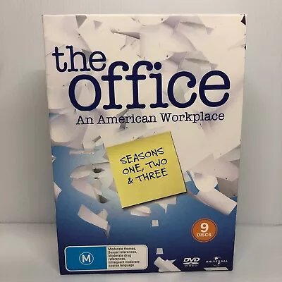 The Office Seasons 1 2 3 Box Set DVD Region 2 4 Steve Carrell Comedy TV Show • $22.90