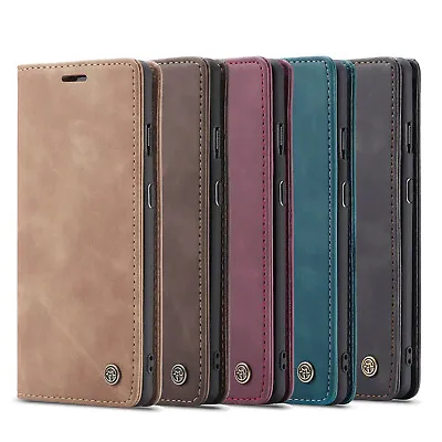 For Samsung Luxury Caseme Leather Flip Wallet Case Card Stand Cover • £11.99