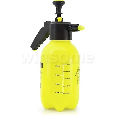 2L Portable Garden Hand Pump Sprayer Pressure Spray Water Bottle Weed Chemical • £8.79