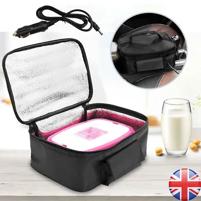 Portable Electric12V Lunch Box Food Warmer Heater Container Heating Meal Car • £16.39