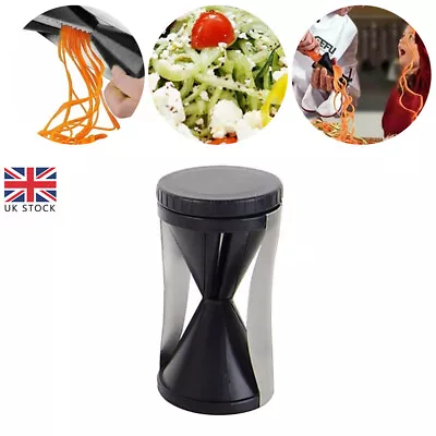 Kitchen Vegetable Spiral Slicer Cutter Chopper Spiralizer Shred Fruit Twister • £7.99