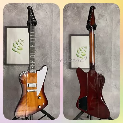 New Custom Vintage Sunburst Firebird Electric Guitar H Pickup Chrome Hardware • $278.80