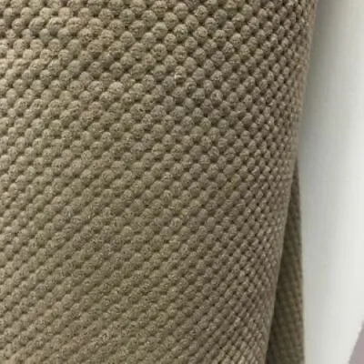 Light Brown Waffle Cord Upholstery Fabric Material 140cm Wide BB11B-1 • £1.49