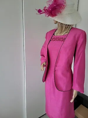 Jacques Vert Mother Of The Bride Groom Suit Size 16 Worn Once Dry Cleaned • £59.99