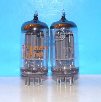 $5.99 • Buy No 6211 RCA Vintage Radio Amplifier Audio Vacuum Tubes 2 Valves Tested 6211