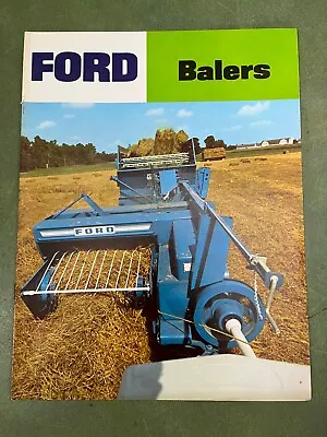 Vintage Original Ford Farm Equipment Hay Baler Brochure • $19