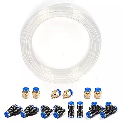 Air Line Tubing Kit High Flexibility 5/32 OD 39.4FT With Matching Fittings • $18.65