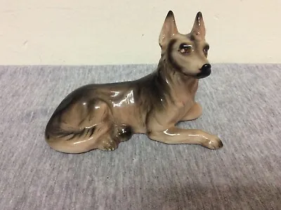$9.99 • Buy Vintage Porcelain German Shepherd Dog 4” Figurine Japan