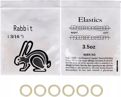 100pcs Teeth Gap Orthodontic Rings Rubber Latex  Elastics Dental Bands RABBIT** • £2.75