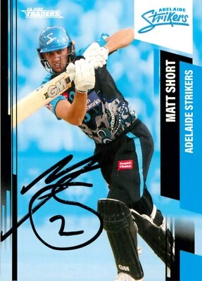 ✺Signed✺ 2022 2023 ADELAIDE STRIKERS BBL Cricket Card MATT SHORT • $9.99