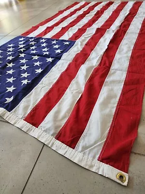 Vintage 55 Inch/ 1.39 Metre US Flag United States Of America Stars Stripes USA • $40