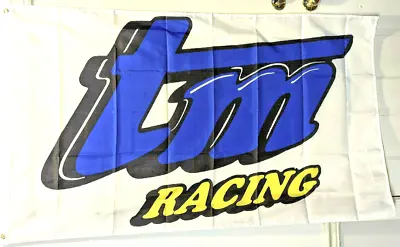 TM Racing Logo Flag Banner 3x5 Ft Mancave Garage Flag MX/SX • $13