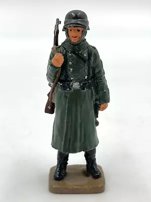 WWII Us Army Infantry Troop Toy Soldier Cast Metal Jr Miniatures Figurine 2 In • $3.74
