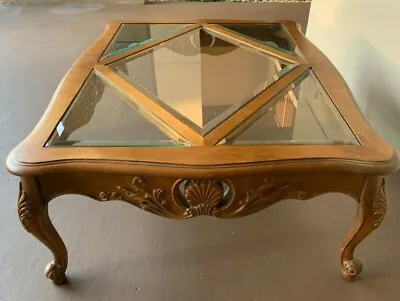 **PRISTINE**Ethan Allen Country French/Legacy Carved Coffee Table!! • $599.99