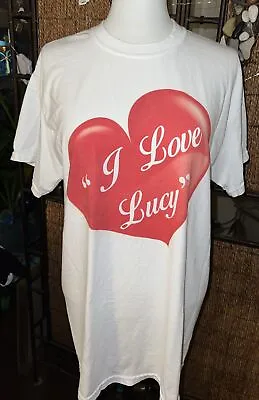 I Love Lucy Logo T-Shirt Size Med Lucy Tv Show Shirt Unisex • $19.99