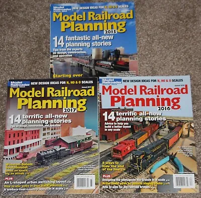 Model Railroad Planning Special Issues 2015 ’16 & ’17 By Model Railroader • $8.80