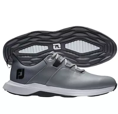 NEW FootJoy 2024 Prolite Mens Golf Shoes Style 56923 Gray/White - Choose Size • $104.49