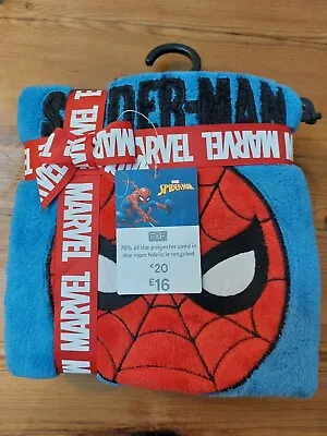 Marvel Boys Age 10-11 Years Spiderman 2-piece Fleece Pyjamas / PJs / Lounge Wear • £10.50