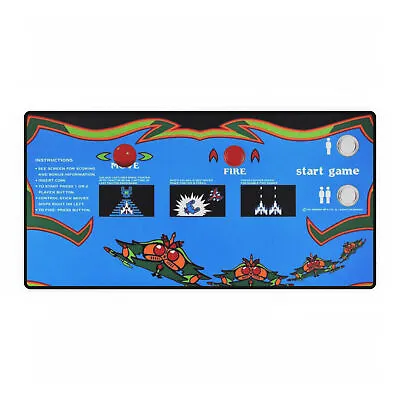 Large Desk Mat - Galaga Arcade Machine Control Panel CPO Keyboard & Mouse Pad • $50