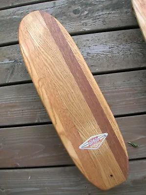 Vintage Hobie 5 Stringer Multi Wooden Sidewalk Surfboard Skateboard Super Surfer • $269