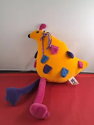 Vtg Deecha Monster Weird Plush 90s Manhattan Toy Co Creature Doll Chicken *529 • $20