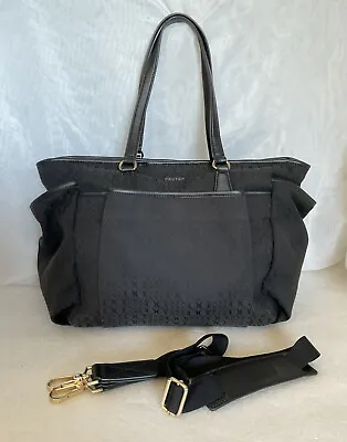 $95 • Buy Large OROTON Leather/Canvas Nappy/Tote/Cross Body/Shoulder Bag / Handbag