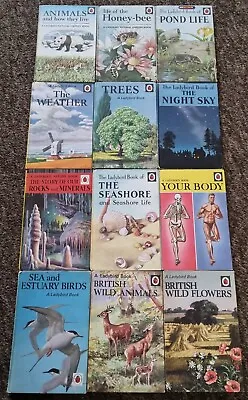 12 Vintage Ladybird Books Nature Series 536 And 651 Brian Vesey-Fitzgerald A5 • £39.95