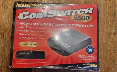Command Communications Com Switch 5500 Phone Fax Modem 3-Port Call Switch NEW • $59.99