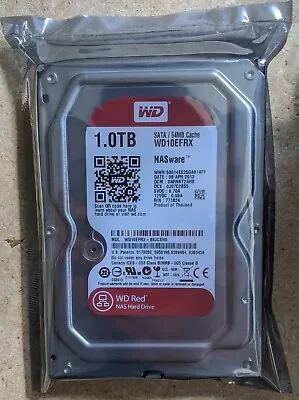 £37.95 • Buy New Opened But Never Used Resealed Wd Red Wd10efrx Cmr 1tb Hard Drive Nas Raid