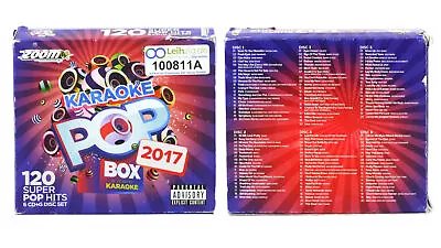 Zoom Pop Box 2017: A Year IN Party Pack G 120 Songs CD+G Screen Machine • £9.85