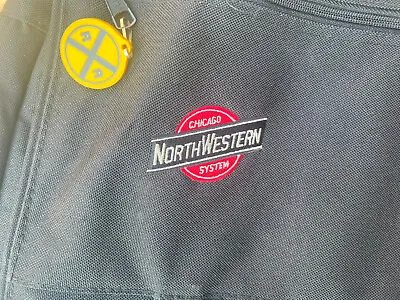 $9.59 • Buy Chicago And Northwestern Railroad Messenger Bag Vintage Rare