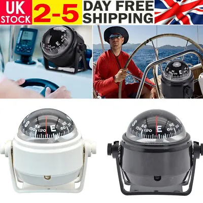 Boat Compass Marine Compass With Mount For Sail Ship Car Vehicle Boat Navigation • £10.98