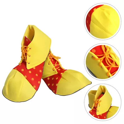 Pair Of Bright Color Clown Shoes Ronald McDonald Halloween Costume Stage • $9.99