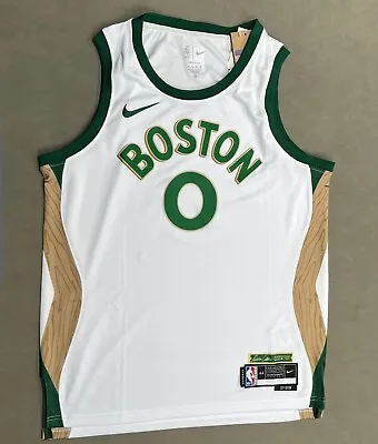 100% Authentic Jayson Tatum Boston Celtics 2023/24 Nike City Jersey Mens Sz M L • $39.99