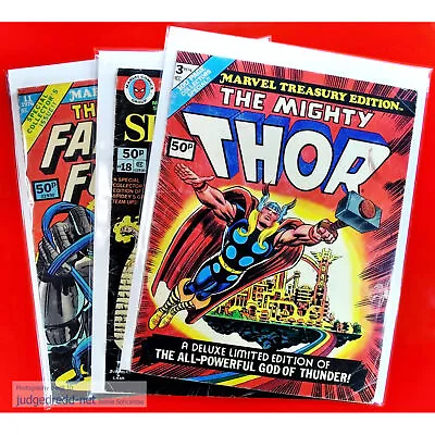 £26.38 • Buy Marvel Treasury Edition Comic Bags And Boards Size8 [more Sizes In Stock X 10 -