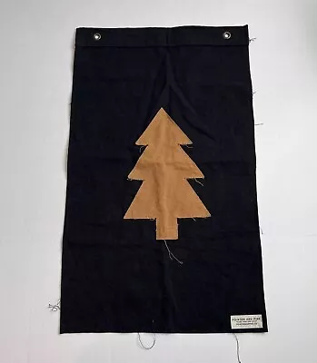 Pointer And Pine Flag -  Make Your Own Luck   - Black And Tan (27.5  X 16.5 ) • $29.99