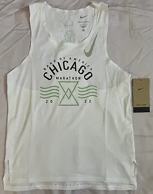 Nike Dri-Fit ADV Aeroswift BOA Chicago Marathon 2022 Running Singlet Men's Small • $68.35