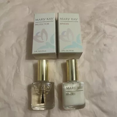 Mary Kay Binder #6222 And Protector #6223 Nail Care Discontinued .5 Oz Each • $22.99
