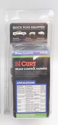 CURT 51343 Brake Control Adapter Harness 2002 GMC Yukon Sierra 3500 • $4.99