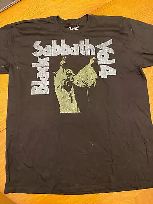 Vintage Black Sabbath Vol 4 Black Xl Ss T-shirt Bravado Mexico 2016 • $6.99