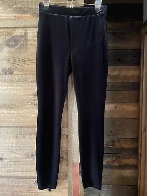 J Crew Women's Black Stretch Velvet Leggings Size Small • $10