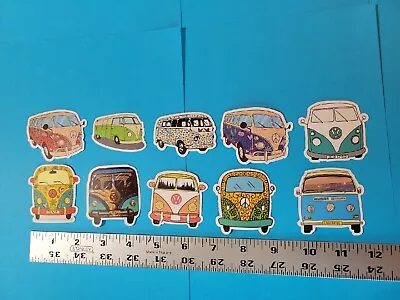 💎 Lot Of 10 Grateful Dead VW VAN PEACE LOVE STONER Psychedelic Stickers 💎 L99 • $4.20