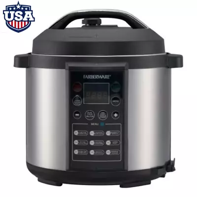 Programmable Digital Pressure Cooker 6 Quart  Free Shipping NEW US • $57.82